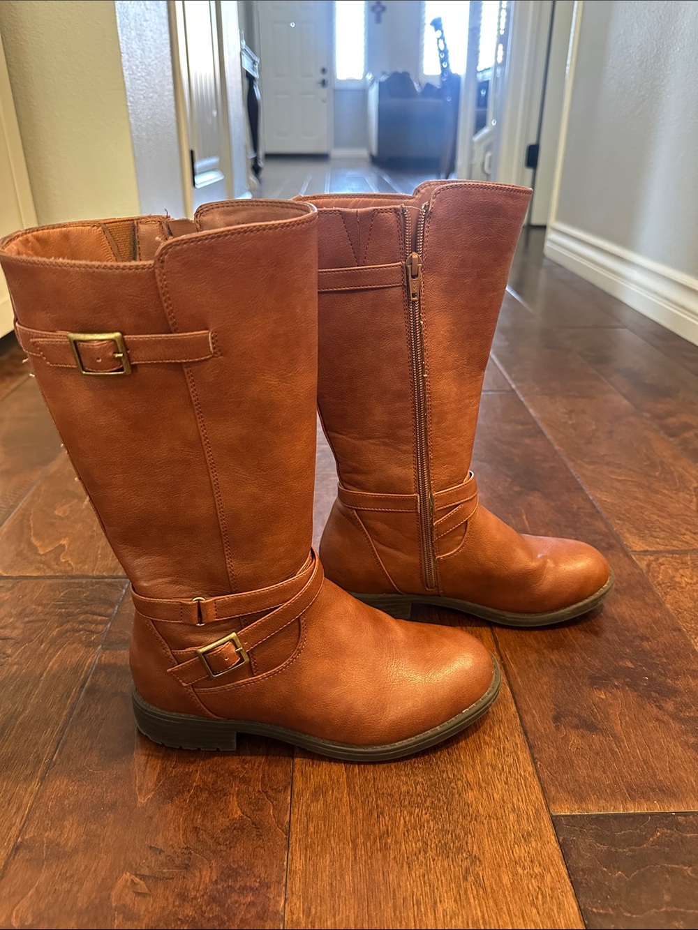 Sonoma Girls Tall Brown Riding Boots - Picture 4 of 7
